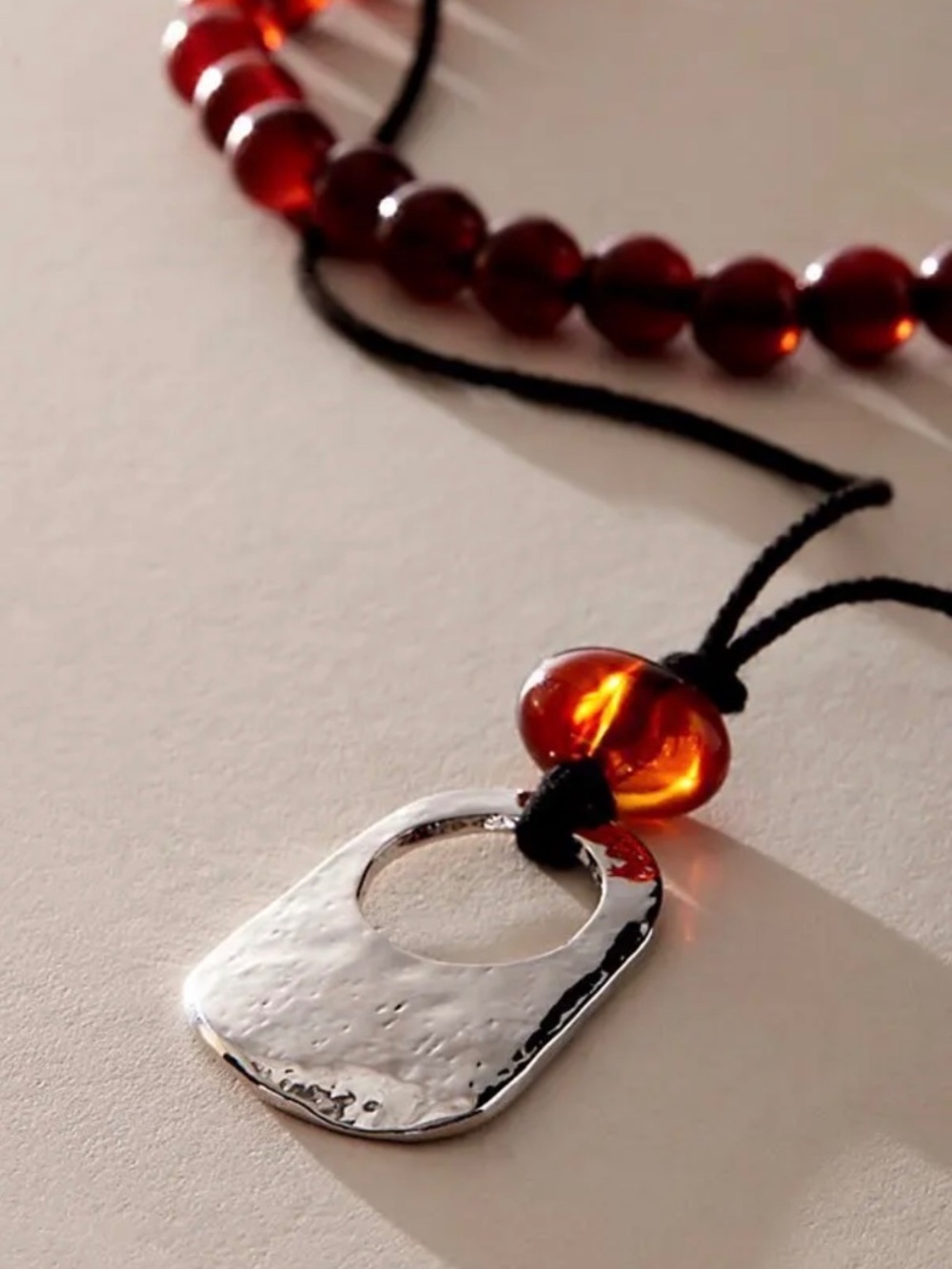 Free people beaded necklace